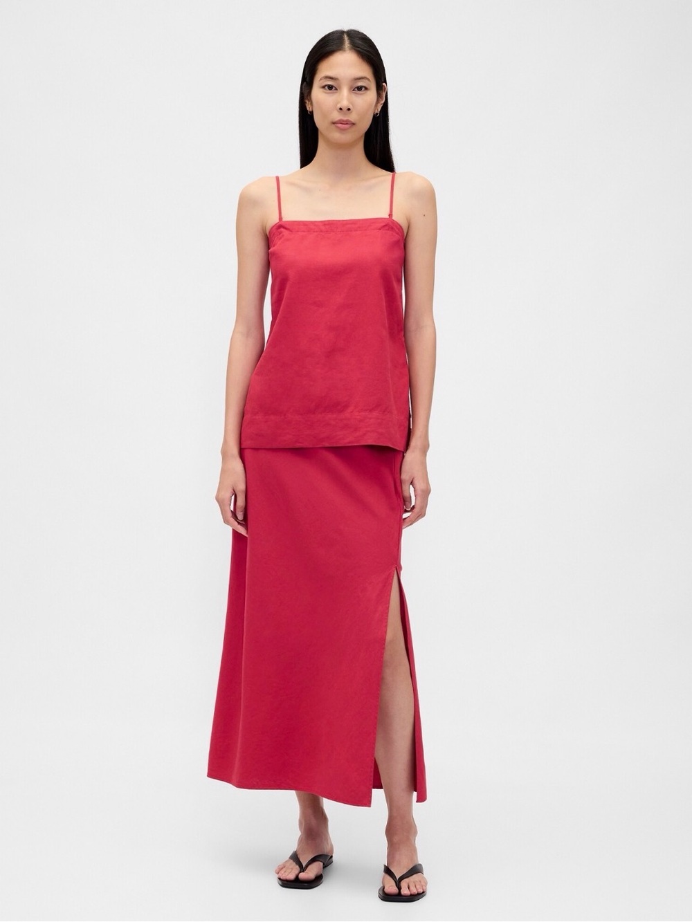 GAP linen blend Maxi Skirt TALL